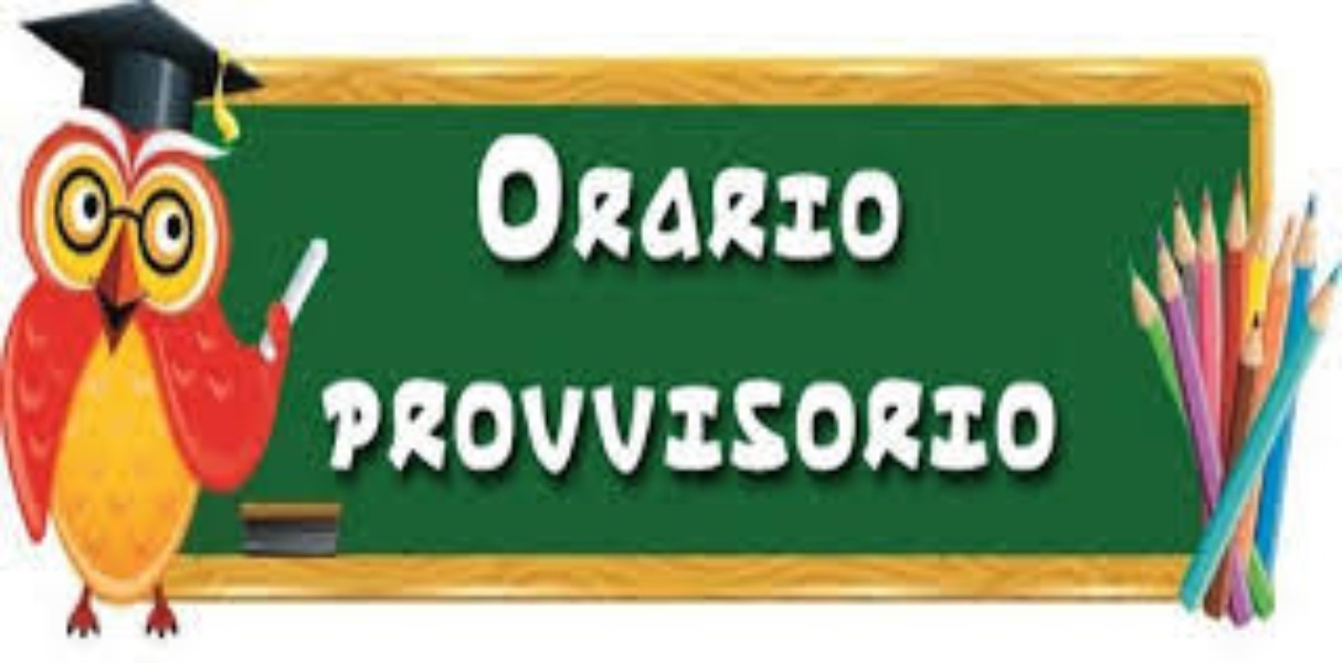Orario provvisorio dal 30 novembre p.v. scuola secondaria di I grado